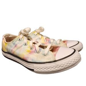 CONVERSE Chuck Taylor All Star 365582F Tie Dye  Lo Top Sneakers Youth 3 Girls